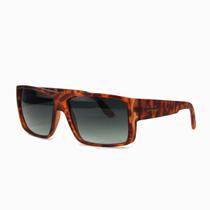 Óculos Solar Evoke The Code Brg21 Marrom Fosco Demi Lente Verde Degradê