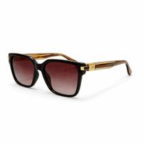 Óculos solar feminino polarizado marrom sofisticado grande Óculos solar feminino polarizado marrom sofisticado grande