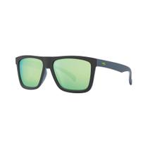 Óculos Solar Hb Amped 10105050254028 Preto Fosco Lente Verde Espelhada Polarizada
