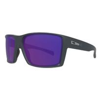 Óculos Solar Hb Byron 10104250302024 Grafite Fosco Lente Azul Espelhada