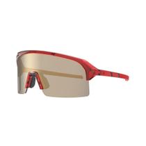 Óculos Solar Hb Edge 10104210832026 Vermelho Translúcido Lente Dourado Espelhada
