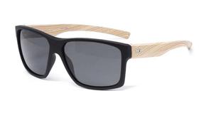 Óculos Solar Hb Freak 10100440261001 Preto Fosco Madeira Lente Cinza Óculos Solar Hb Freak 10100440261001 Preto Fosco Madeira Lente Cinza