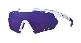 Óculos solar hb shield compact r pearled white multi purple