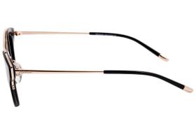 Óculos Solar Hickmann Hi9019 A01 Preto Brilho Dourado Lente Verde Degrade