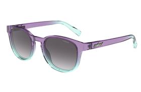 Óculos Solar Infantil Colcci Malu Fun C0245ca833 Violeta Translúcido Degradê Lente Cinza Degradê cat1 -