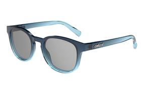 Óculos Solar Infantil Colcci Malu Fun C0245kc309 Azul Translúcido Lente Cinza Espelhada