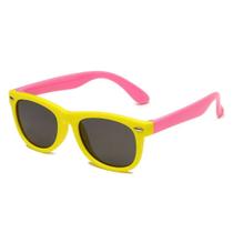 Óculos Solar Infantil Proteção UV400 Retrô Gato Quadrado