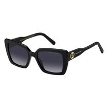 Óculos Solar Marc Jacobs 733/s 807 52 Preto Brilho Lente Cinza Degradê Óculos Solar Marc Jacobs 733/s 807 52 Preto Brilho Lente Cinza Degradê