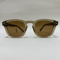 Oculos solar masculino sport polarizado marrom quadrado