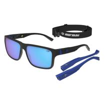 Óculos Solar Mormaii Ancara 3 M0165a1097 Preto Fosco Lente Azul Espelhada cat1 - Óculos Solar Mormaii Ancara 3 M0165a1097 Preto Fosco Lente Azul Espelhada cat1 -
