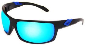 Óculos Solar Mormaii Joaca 345a1412 Preto Fosco Lente Espelhada Azul