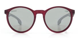 Óculos Solar Mormaii Maui Nxt Infantil M0072c1209 Vinho Lente Cinza Flash Prata Polarizado