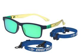 Óculos Solar Mormaii Rocket Sun M0162kg385 Azul Fosco Lente Verde Espelhada cat1 - Óculos Solar Mormaii Rocket Sun M0162kg385 Azul Fosco Lente Verde Espelhada cat1 -
