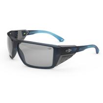 Óculos Solar Mormaii Side Shield M0121kcq09 Azul Fosco Lente Espelhada Cinza
