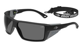 Óculos Solar Mormaii Side Shield S M0164abc03 Preto Fosco Lente Cinza Polarizada cat1 -