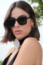 Óculos Solar Ópera Preto - Bonjour - ÓR Eyewear - Proteção UV 400