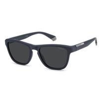 Óculos Solar Polaroid Pld2168/s 4nz 54 Azul Fosco Lente Cinza Polarizada Óculos Solar Polaroid Pld2168/s 4nz 54 Azul Fosco Lente Cinza Polarizada