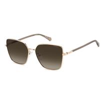 Óculos Solar Polaroid Pld4193/g/s/x Ddv 59 Dourado Brilho Lente Marrom Degradê Polarizada