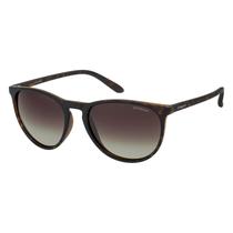 Óculos Solar Polaroid Pld6003/n/s V08la 54 Marrom Fosco Havana Lente Degradê Polarizado Marrom
