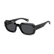 Óculos Solar Polaroid Pld6239/s/x 807m9 51 Preto Brilho Lente Cinza Polarizada Óculos Solar Polaroid Pld6239/s/x 807m9 51 Preto Brilho Lente Cinza Polarizada