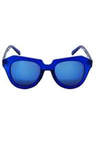 Óculos Solar Prorider Azul Translúcido Com Lente Espelhada