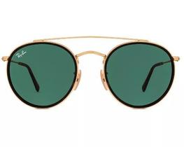 Óculos Solar Ray-Ban Rb3647-n 001 51-22 Round Double Bridge Óculos Solar Ray-Ban Rb3647-n 001 51-22 Round Double Bridge
