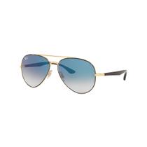 Óculos Solar Ray Ban Rb3675l 90003f 58 Preto Brilho Lente Espelhada Azul Óculos Solar Ray Ban Rb3675l 90003f 58 Preto Brilho Lente Espelhada Azul