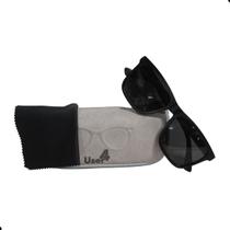 Oculos Solar Unisex Quadrado Preto fosco Lente Cinza User4 Oculos Solar Unisex Quadrado Preto fosco Lente Cinza User4