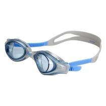 Óculos Speedo Spyder Prata e Azul - Unissex