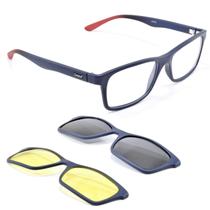 Oculos Sport Armação ClipOn Proteção Solar Noturna Smart 952