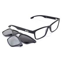 Oculos Sport Armação ClipOn Solar Lente Espelhada Smart 984