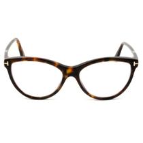 Óculos Tom Ford Clip-On TF5772-B Turtle Brilho/Marrom Degradê 052 65mm