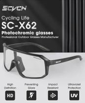 Óculos unisex UV400 para ciclismo e esportes ao ar livre.