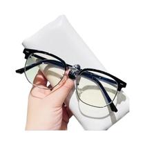 Óculos Unissex Anti-radiação Com Bloqueio De Luz Azul, Lentes Substituíveis, Óculos Quadrados Da