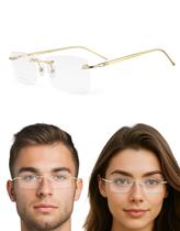 Oculos Unissex Sem Aro Flutuante Balgriff Leve Haste Com Mola