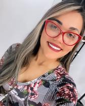 Óculos vermelho receituário em acetato Óculos vermelho receituário em acetato