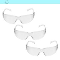 Óculos Virtua Transparente 3M Kit Com 3 Unidades