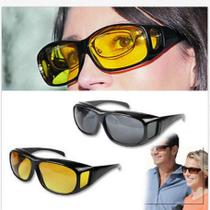 Oculos Visao Noturna 2 Und Dirigir Dia e Noite Lente Polarizada Moto Carro Protecao UV - Leva pro pet