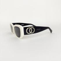 Óculos VistaLab Shift Branco e Preto com Proteção UV400