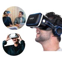 Óculos VR 3D com Áudio Imersivo e Controle para Celular