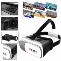 Óculos VR Box 2.0 3D Realidade Virtual Jogos Filmes e Controle