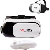 Óculos VR Box 2.0 Realidade Virtual 3D + Controle Bluetooth