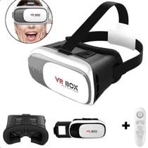 Óculos VR Box 2.0 Realidade Virtual 3D Controle Para Celular Filme Óculos VR Box 2.0 Realidade Virtual 3D Controle Para Celular Filme