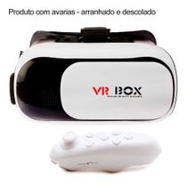 Óculos Vr Box 2.0 Realidade Virtual + Controle Cardboard 3d - vrbox