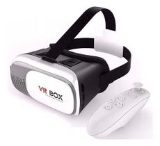 Oculos Vr Box 2.0 Realidade Virtual + Controle Cardboard 3d Oculos Vr Box 2.0 Realidade Virtual + Controle Cardboard 3d