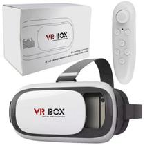 Óculos VR Box 2.0 Realidade Virtual Filme Jogos Android Controle