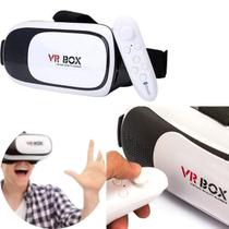 Óculos VR Box 2.0 Realidade Virtual Jogos e Filmes 3D Controle