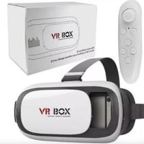 Óculos VR Box 3D Realidade Virtual Controle Bluetooth para Jogos