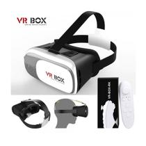 Óculos VR Box Realidade Virtual 3D Android IOS Bluetooth - xdoria