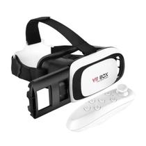 Óculos Vr Box Realidade Virtual 3D com Controle Remoto Óculos Vr Box Realidade Virtual 3D com Controle Remoto